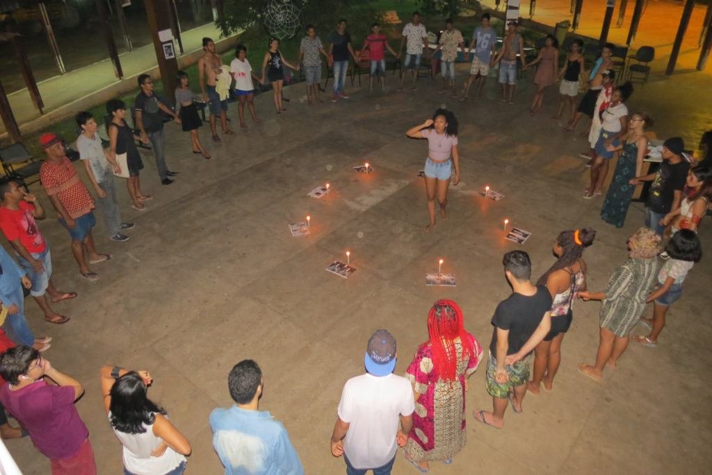 Ato em memória de mulheres vítimas de violência em Marabá (Reprodução Facebook)