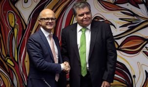 Vidal Helgeser e Sarney Filho Crédito: José Cruz/ Agência Brasil