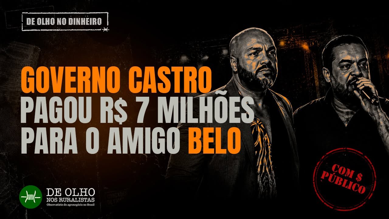 Belo recebeu R$ 7 milhões em cachês durante governo do amigo Cláudio Castro
